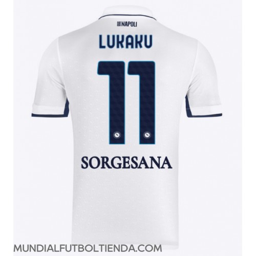 Camiseta SSC Napoli Romelu Lukaku #11 Segunda Equipación Replica 2024-25 mangas cortas